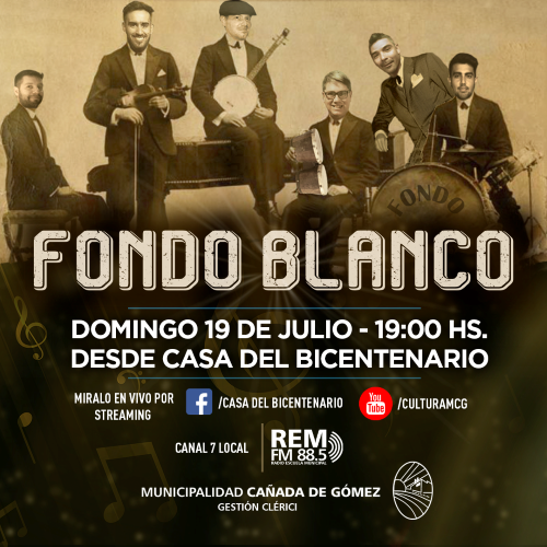 feed recitales en casa del bicentenario local fondo blanco