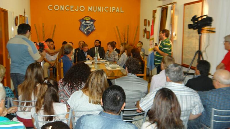 concejo las parejas apertura de sesiones