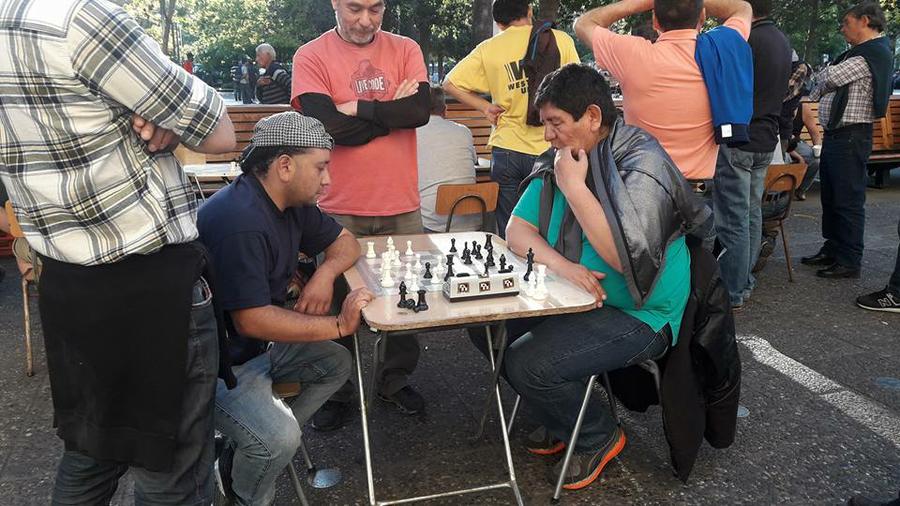 chile plaza de armas ajedrez