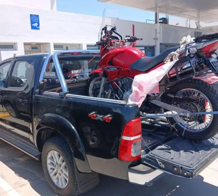 moto robada en C Paz