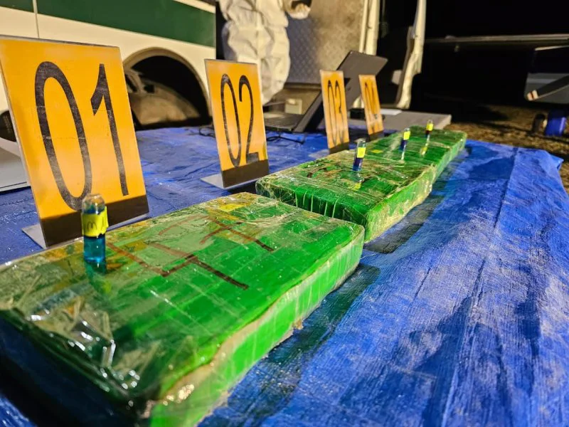 1_gendarmeria_nacional_intercepto_una_avioneta_narco_en_santa_fe_mas_de_321_kilos_de_cocaina_secuestrados_y_dos_detenidos